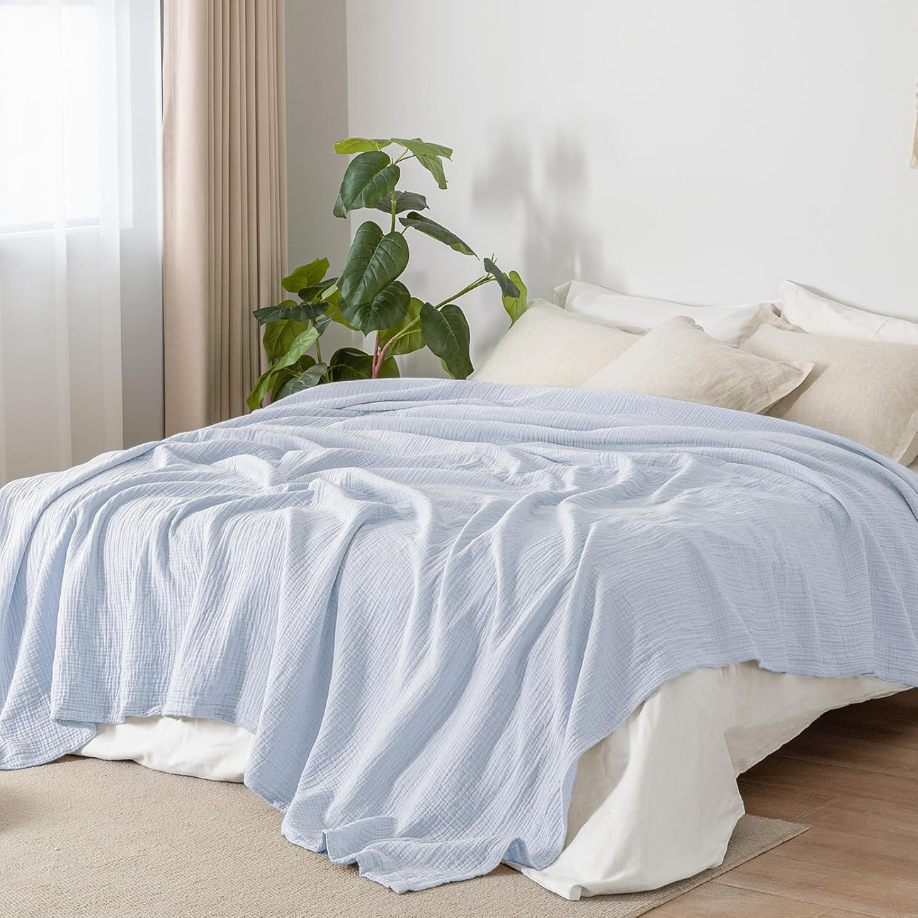 This Breathable Cotton Blanket Is a Game Changer for Hot Sleepers