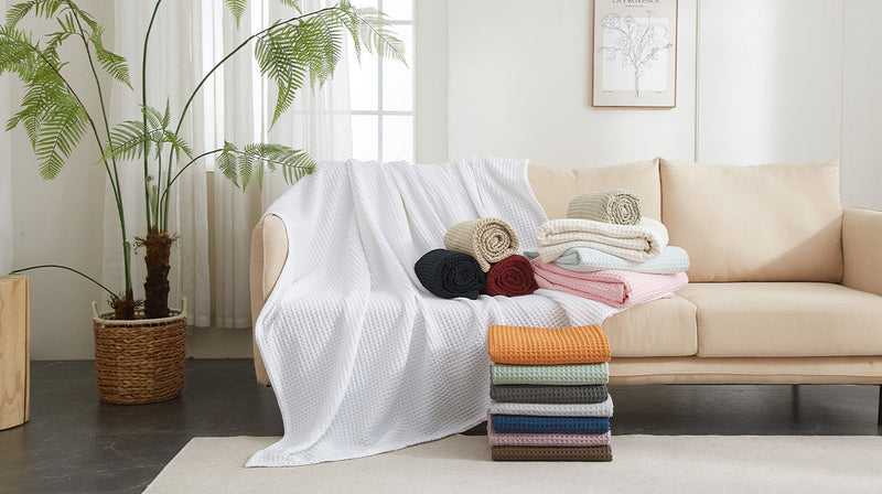 PHF  waffle wave blanket