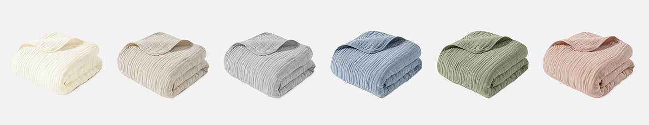 PHF Cooling cotton-bamboo Blanket colors