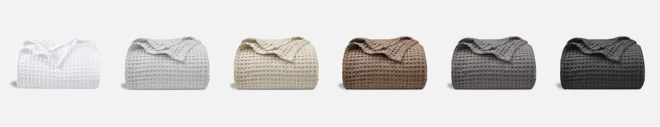 PHF Ultra Soft Waffle Weave Blanket Colors