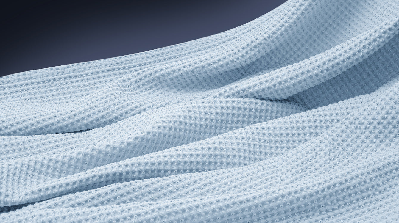 Pure Cotton Waffle Blanket: Craftsmanship Details