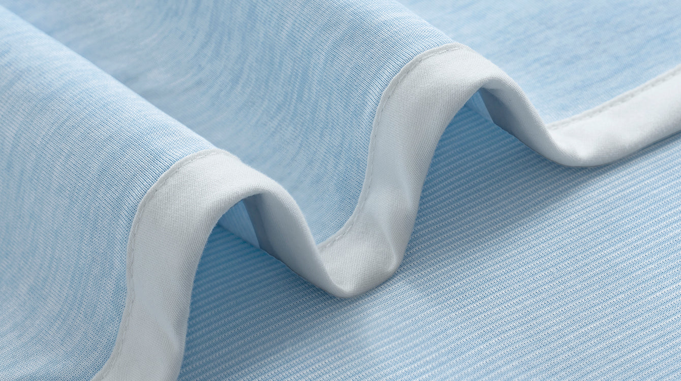 Double-Sided Cooling sky bule Blanket