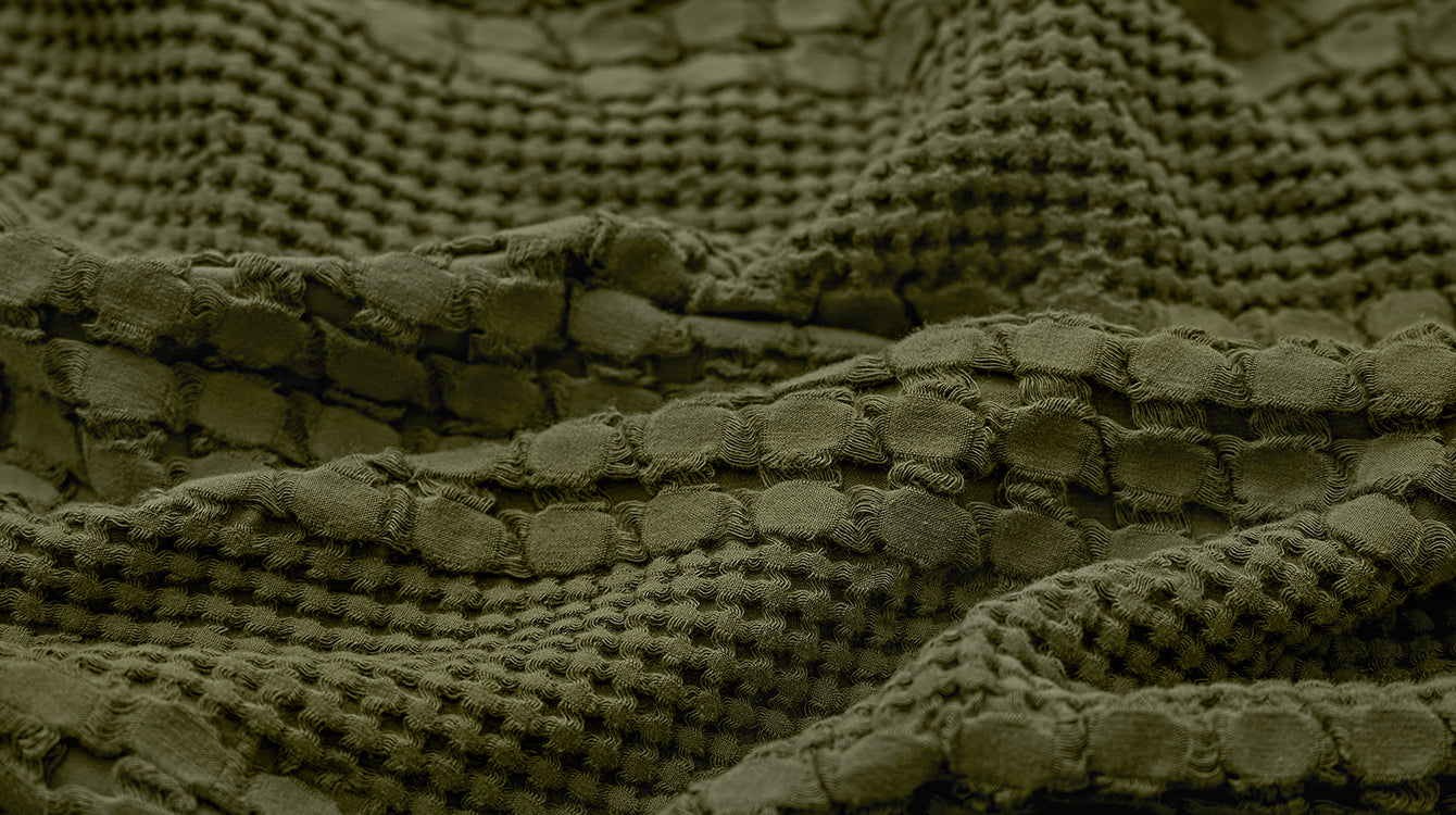 PHF 100% Cotton Waffle Pillow Shams Details