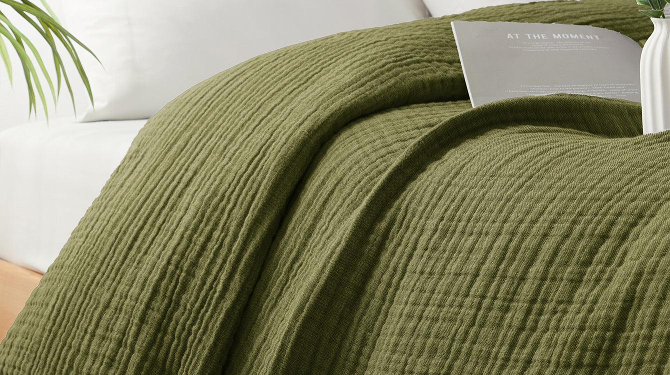 Cloud-soft 100% Cotton Muslin blanket