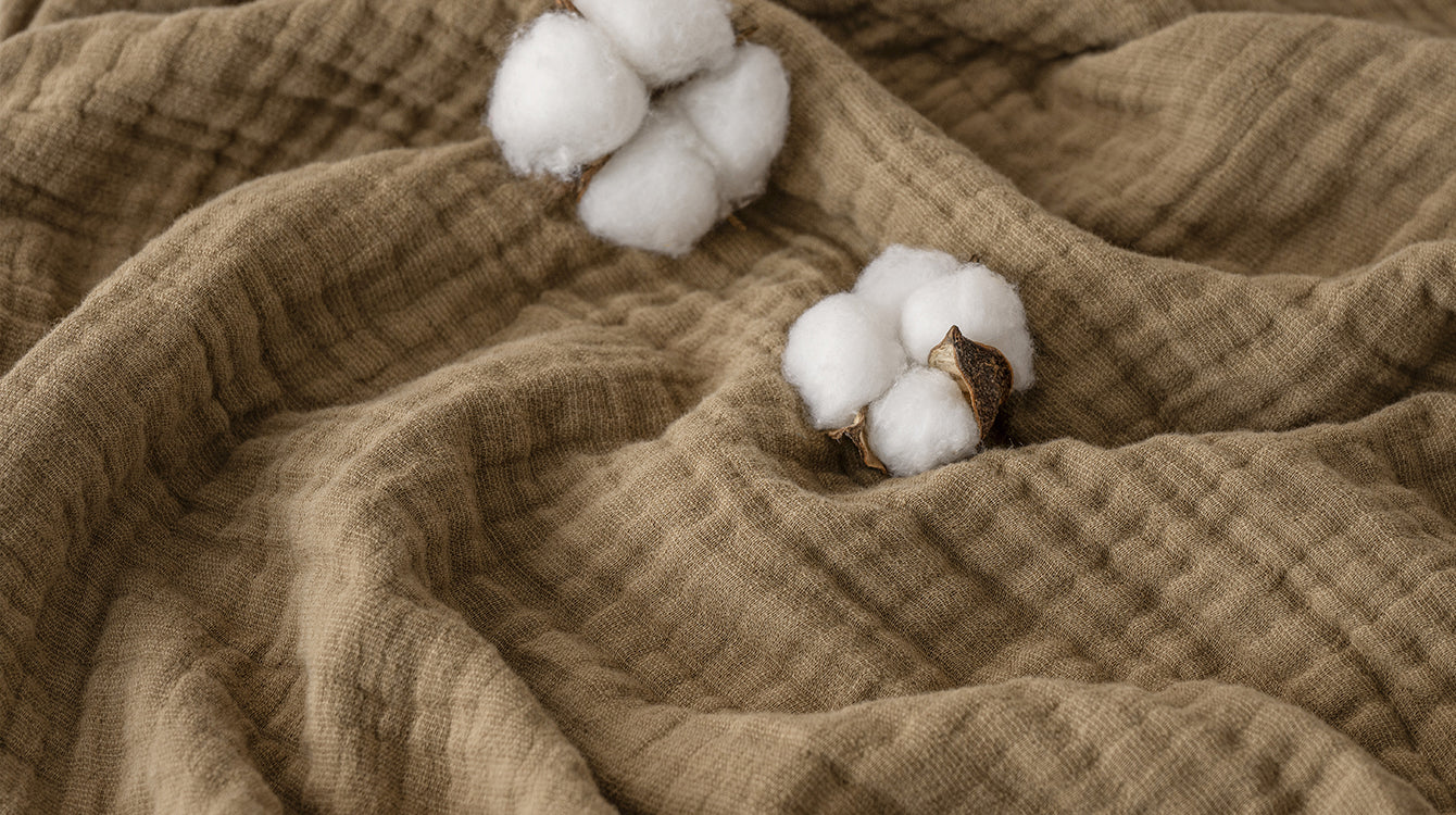 More PHF Cotton Muslin Duvet Cover Set Details