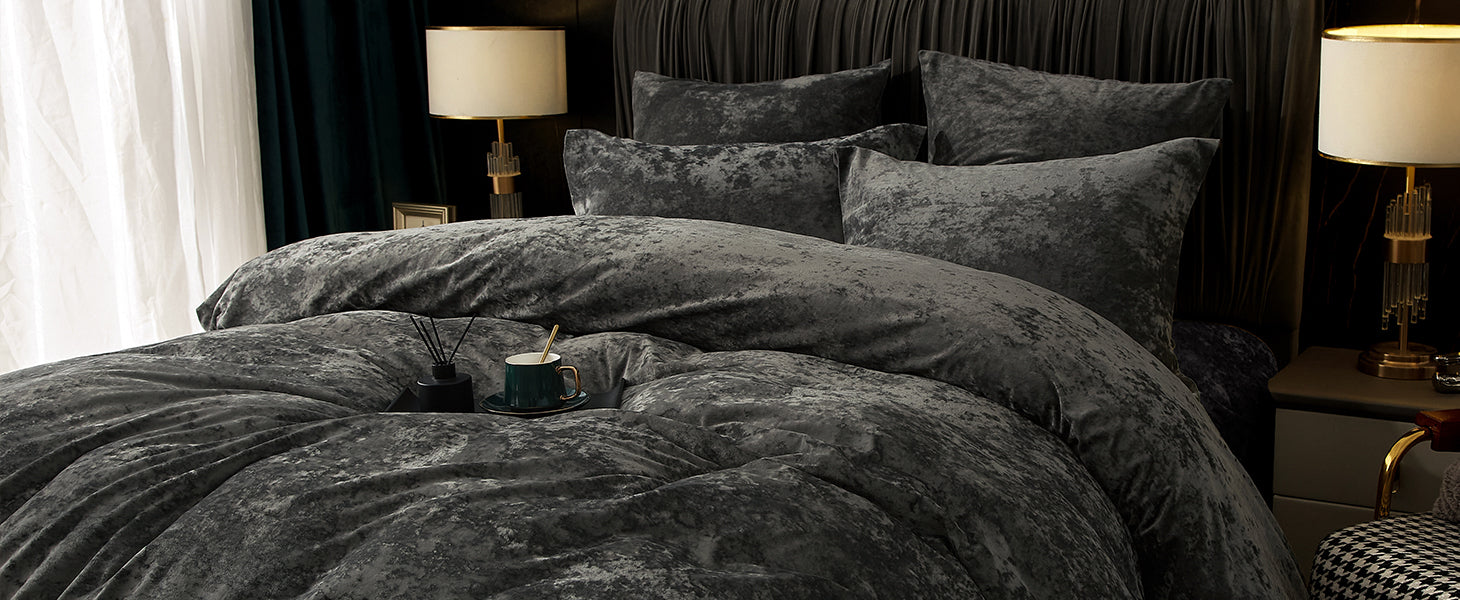100% High Quality Velvet Duvet Cover Set