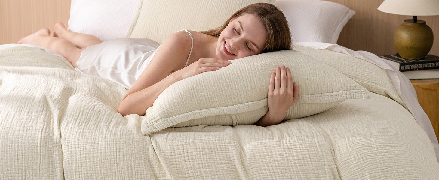 PHF Cotton Muslin Duvet Cover set