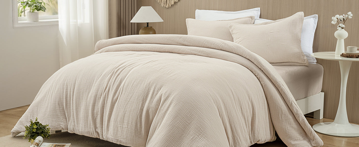 PHF Cotton Muslin Comforter Set