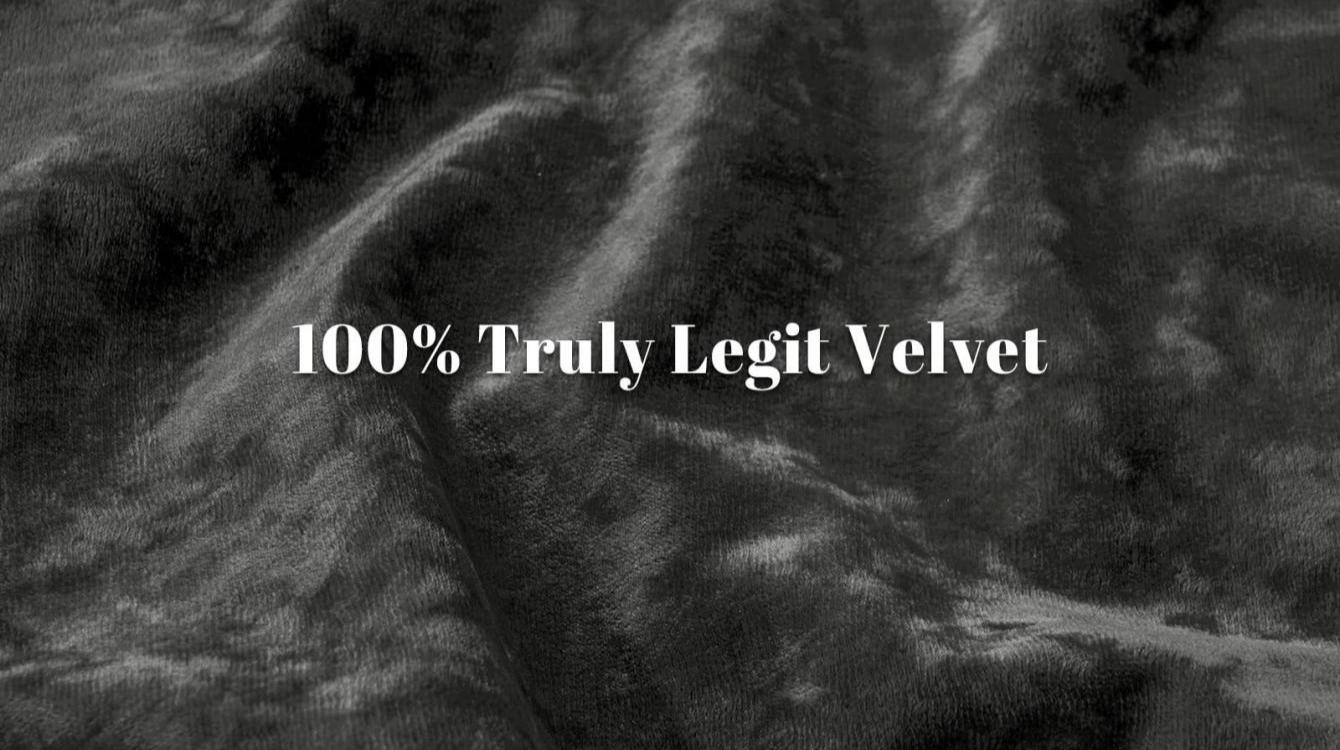 100% high quality velvet