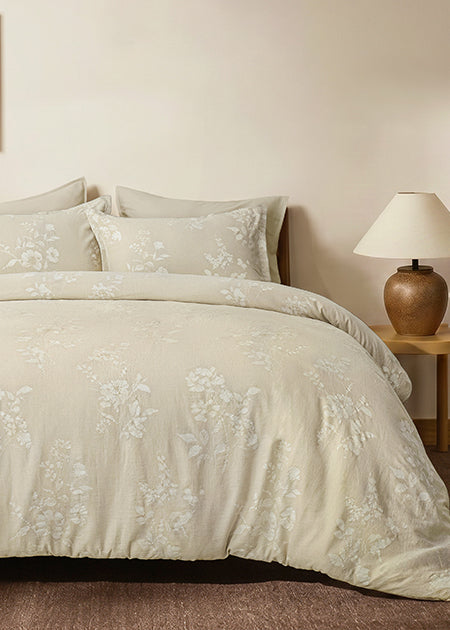 Stone-Washed Cotton Comforter Set