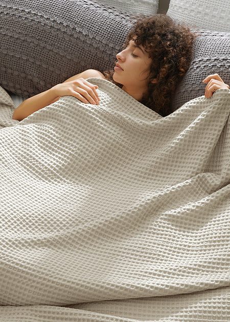 PHF Ultra Soft Waffle Weave Blanket
