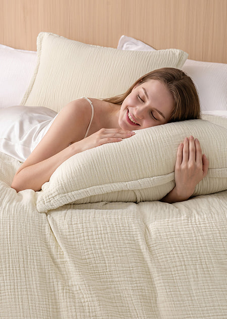 PHF Cotton Muslin Duvet Cover set