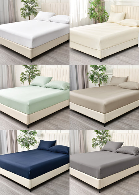 PHF 100% Rayon Derived from Bamboo Fitted Sheet Colors