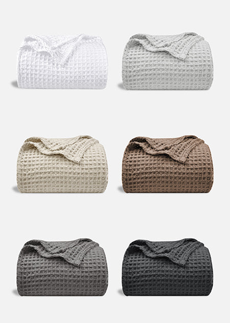 PHF Ultra Soft Waffle Weave Blanket Colors