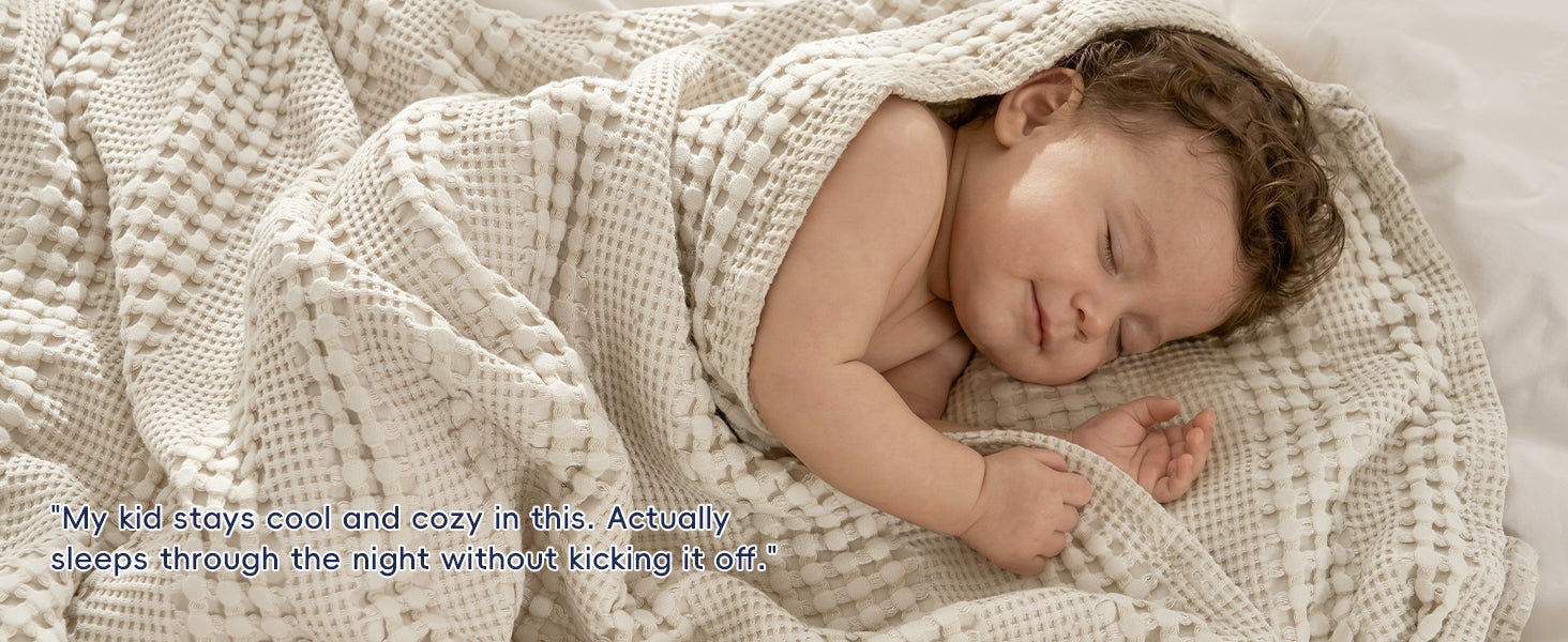PHF bamboo-cotton blend blanket - suitable for children as well.